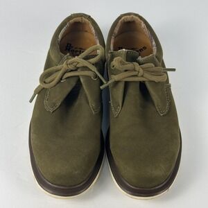 Dr. Martens Regan Mens Green Canvas Shoes‎ Size 7 Mens - 9 Women's EUC!